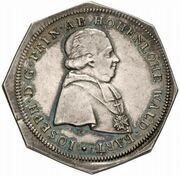 ½ Thaler - Joseph Christian Octagonal Klippe obverse image