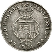 20 Kreuzers - Charles August Konventionskreuzer, Germany, 1790 reverse image