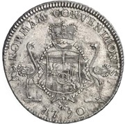 ½ Conventionsthaler - Charles August, Germany, 1790 reverse image