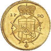 1 Ducat - Charles August, Germany, 1790 reverse image