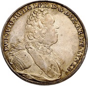 1 Thaler - Louis Rudolph obverse image