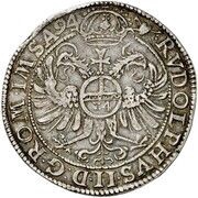 1 Thaler - Wolfgang and Philip II, Germany, 1594-1595 reverse image