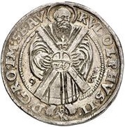 1 Thaler - Wolfgang and Philip II, Germany, 1595 reverse image