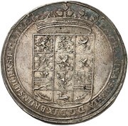 1 Thaler - George William Death of Katharina Sophia obverse image