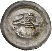 Denier Bracteate - Otto IV, Germany, 1195-1227 reverse image