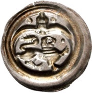 Denier Bracteate - Henry, Germany, 1195-1227 reverse image