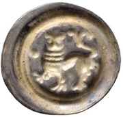 Denier Bracteate, Germany, 1195-1227 reverse image