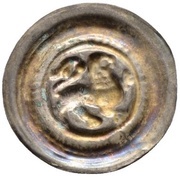 Denier Bracteate - William, Germany, 1195-1227 reverse image