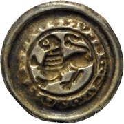 Denier Bracteate - William, Germany, 1203-1213 reverse image