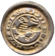Denier Bracteate - William, Germany, 1203-1213 reverse image