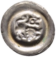 Denier Bracteate - John, Germany, 1252-1277 reverse image