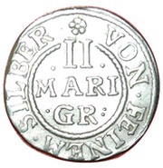 2 Mariengroschen - George William, Germany, 1649-1661 reverse image