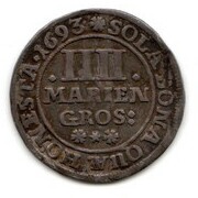 4 Mariengroschen - Ernest August, Germany, 1693-1697 reverse image