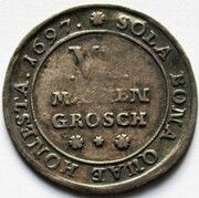 6 Mariengroschen - Ernest August, Germany, 1693-1698 reverse image