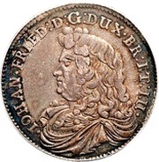 ⅔ Thaler - John Frederick obverse image