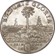 ⅔ Thaler - Ernest August, Germany, 1676-1679 reverse image