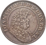 ⅔ Thaler - John Frederick obverse image