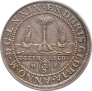 ⅔ Thaler - John Frederick, Germany, 1679 reverse image