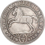 ⅔ Thaler - Ernest August, Germany, 1689-1693 reverse image