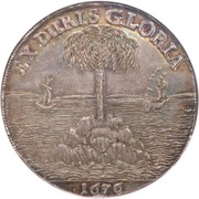 1 Thaler - John Frederick, Germany, 1675-1676 reverse image