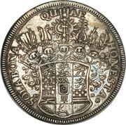 1 Thaler - Ernest August, Germany, 1682 reverse image