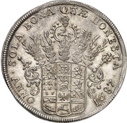 1 Thaler - Ernest August, Germany, 1682-1687 reverse image