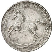 1 Thaler - Ernest August Harz Ausbeute, Germany, 1683-1687 reverse image