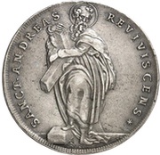 1 Thaler - Ernest August Harz - Ausbeute, Germany, 1695-1697 reverse image