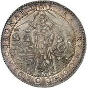1½ Thaler - George Löser, Germany, 1634 reverse image