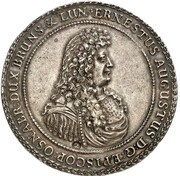 2 Thalers - Ernest August Bischof of Osnabrück obverse image