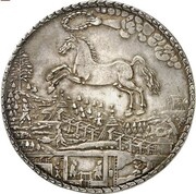 2 Thalers - Ernest August Harz - Ausbeute - Löser, Germany, 1681-1688 reverse image
