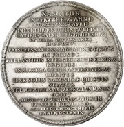 5 Thalers - John Frederick Death, Germany, 1679 reverse image