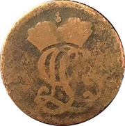 1 Pfenning - George Louis obverse image