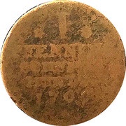 1 Pfenning - George Louis, Germany, 1699-1709 reverse image