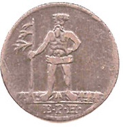 1 Pfenning - George I obverse image