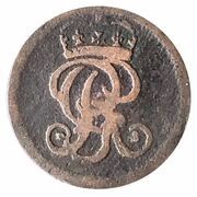 1 Pfenning - George II obverse image