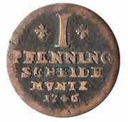 1 Pfenning - George II, Germany, 1729-1759 reverse image