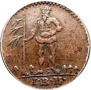 1 Pfenning - George III obverse image