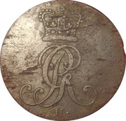 1 Pfenning - George III obverse image