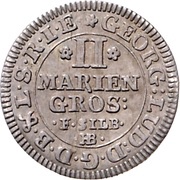 2 Ausbeute Mariengroschen Clausthal obverse image
