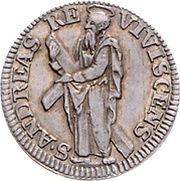 2 Ausbeute Mariengroschen Clausthal, Germany, 1698-1714 reverse image