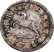 2 Mariengroschen - George I, Germany, 1700-1705 reverse image