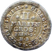 2 Mariengroschen - George I obverse image