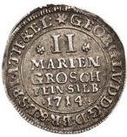2 Mariengroschen - George Louis obverse image