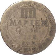 4 Mariengroschen - George I, Germany, 1720-1727 reverse image
