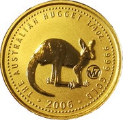 25 Dollars - Elizabeth II 4th Portrait - The Australian Nugget, Australia, 2006 reverse image