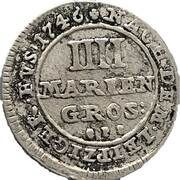 4 Mariengroschen - George II, Germany, 1746-1752 reverse image