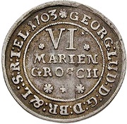 6 Mariengroschen - George Louis obverse image