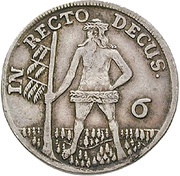 6 Mariengroschen - George Louis, Germany, 1699-1711 reverse image