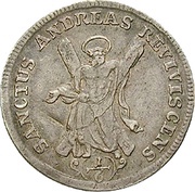 6 Mariengroschen - George Louis, Germany, 1708-1709 reverse image